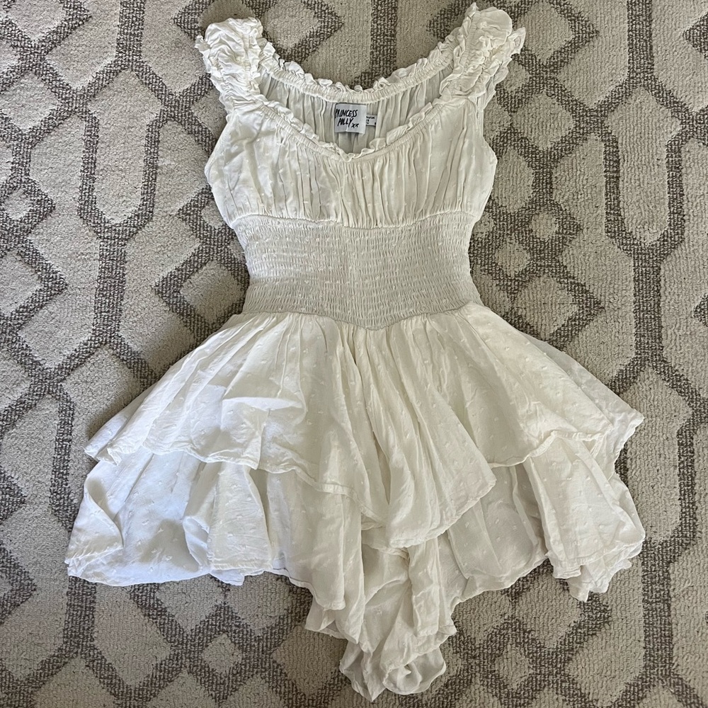 Princess Polly the Love Galore Romper White Lower Impact